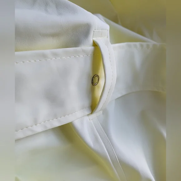 NWT Rains Curve Belted Raincoat Trench, Women's M/L Color Straw - Picture 9 of 15